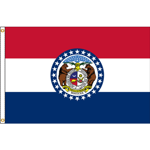 Bandera Estatal Flag De Missouri, 3' x 5'